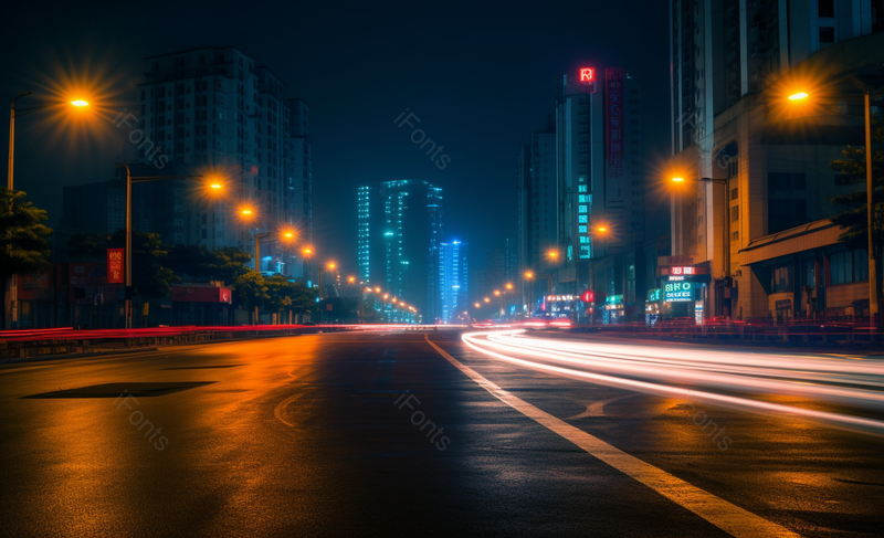 城市车流夜景风光,高清,摄影图,摄影图片,图片大全,摄影图免费下载